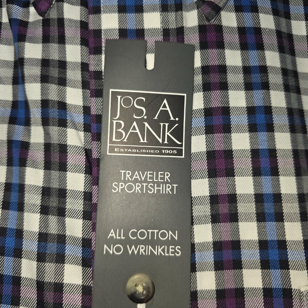 JoS A Bank Traveler Collection Men's Shirt - Picture 4 of 6